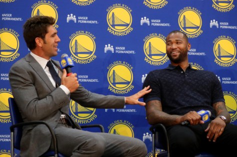 GOLDEN STATE WARRIORS DEMARCUS COUSINS PRESS CONFERNECE